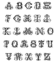 Load image into Gallery viewer, a large set of letters that are in different styles