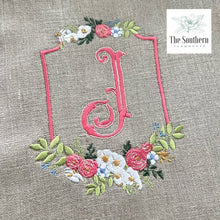 Load image into Gallery viewer, Linen Apron - Greenville Crest Monogram
