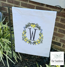 Load image into Gallery viewer, Canvas Garden Banner - Limoncello Crest