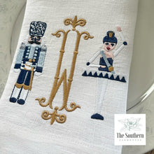 Load image into Gallery viewer, Chinoiserie Nutcracker & Sugarplum Fairy Monogrammed Luncheon, Dinner & Cocktail Napkins