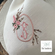 Load image into Gallery viewer, Willow Framed Easter Egg Embroidered Luncheon, Dinner & Cocktail Napkins