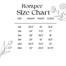 Load image into Gallery viewer, Linen Baby Romper - Baby Girl Vintage Bow