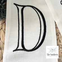 Load image into Gallery viewer, Linen Wreath/Basket Sash - Anchors Away