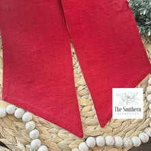 Load image into Gallery viewer, Linen Wreath/Basket Sash - Candy Cane Lane Limited Edition Sash