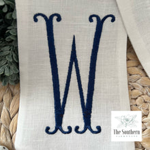 Load image into Gallery viewer, Linen Wreath/Basket Sash - Chinoiserie Bunny