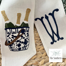 Load image into Gallery viewer, Linen Wreath/Basket Sash - Chinoiserie Celebration