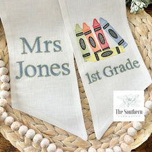 Load image into Gallery viewer, Wreath/Basket Sash - Crayon Cuteness