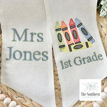 Load image into Gallery viewer, Wreath/Basket Sash - Crayon Cuteness