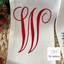 Load image into Gallery viewer, Linen Wreath/Basket Sash - Holiday Church