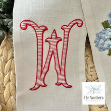 Load image into Gallery viewer, Linen Wreath/Basket Sash - Hydrangea Bouquet