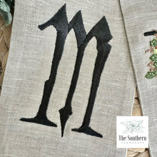 Load image into Gallery viewer, Linen Wreath/Basket Sash - Jack-O-Lantern Topiary