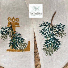 Load image into Gallery viewer, Linen Wreath/Basket Sash - Juniper Berry Branch