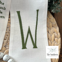 Load image into Gallery viewer, Linen Wreath/Basket Sash - The Lord Is Risen