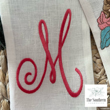 Load image into Gallery viewer, Linen Wreath/Basket Sash - Vintage Cherub