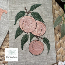Load image into Gallery viewer, Linen Wreath/Basket Sash - Vintage Peaches