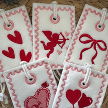 Load image into Gallery viewer, Reusable Gift Tags - Valentine's Day