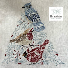 Load image into Gallery viewer, Tea Towel - Winter Birds