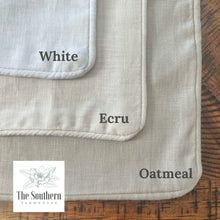 Load image into Gallery viewer, Linen Pillow Cover - Filigree Doves