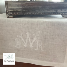 Load image into Gallery viewer, Antique Chic Monogrammed Table Runner