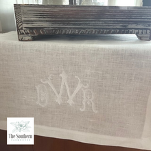 Load image into Gallery viewer, Antique Chic Monogrammed Table Runner