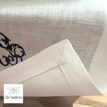 Load image into Gallery viewer, Antique Couture Monogrammed Table Runner