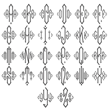 Load image into Gallery viewer, Canvas Tote - Asscher Monogram