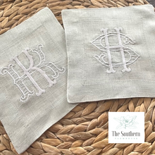 Load image into Gallery viewer, Barret Stripe Monogrammed Luncheon, Dinner & Cocktail Napkins