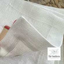 Load image into Gallery viewer, Set of 4 Embroidered Cocktail Napkins - Boating Tote Bag Monogram