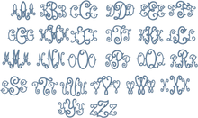 Load image into Gallery viewer, Linen Apron - Flowers & Pearls Monogram