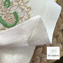 Load image into Gallery viewer, Elegant Damask Monogrammed Luncheon, Dinner & Cocktail Napkins