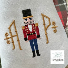 Load image into Gallery viewer, Christmas Nutcracker Monogrammed Luncheon, Dinner & Cocktail Napkins