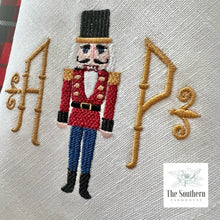 Load image into Gallery viewer, Christmas Nutcracker Monogrammed Luncheon, Dinner & Cocktail Napkins