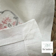 Load image into Gallery viewer, Romantic Floral Sketch Monogrammed Luncheon, Dinner & Cocktail Napkins