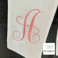 Load image into Gallery viewer, Linen Wreath/Basket Sash - Let's Eat Cake!