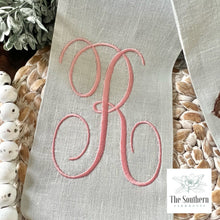 Load image into Gallery viewer, Linen Wreath/Basket Sash - Chocolate Bunny