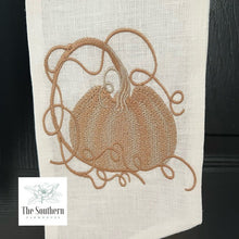 Load image into Gallery viewer, Linen Wreath/Basket Sash - Cinderella Pumpkin