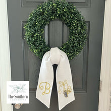 Load image into Gallery viewer, Linen Wreath/Basket Sash - Congratulations/Happy New Year!
