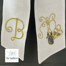 Load image into Gallery viewer, Linen Wreath/Basket Sash - Congratulations/Happy New Year!