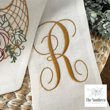 Load image into Gallery viewer, Linen Wreath/Basket Sash - Cornucopia