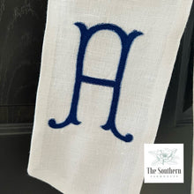 Load image into Gallery viewer, Linen Wreath/Basket Sash - Chinoiserie Dreidel