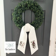 Load image into Gallery viewer, Linen Wreath/Basket Sash - Fruit of the Vine