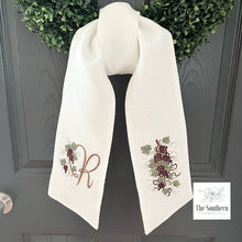 Load image into Gallery viewer, Linen Wreath/Basket Sash - Fruit of the Vine