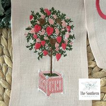 Load image into Gallery viewer, Linen Wreath/Basket Sash - Topiary of Love