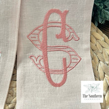 Load image into Gallery viewer, Linen Wreath/Basket Sash - Victorian Bunny