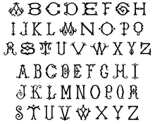 Load image into Gallery viewer, Linen Wreath/Basket Sash - Shuler Studio Monogram