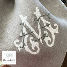 Load image into Gallery viewer, Three Letter Monogram Chic Couture Luncheon, Dinner & Cocktail Napkins