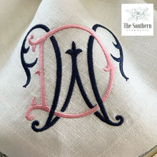 Load image into Gallery viewer, Two Letter Intertwined Monogram Couture Luncheon, Dinner & Cocktail Napkins