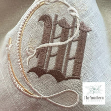 Load image into Gallery viewer, Fleur De Lis Monogram Luncheon, Dinner & Cocktail Napkins