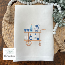 Load image into Gallery viewer, Tea/Guest Towel - Chinoiserie Bar Cart