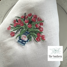 Load image into Gallery viewer, Tulip Filled Ginger Jar Luncheon, Dinner & Cocktail Napkins